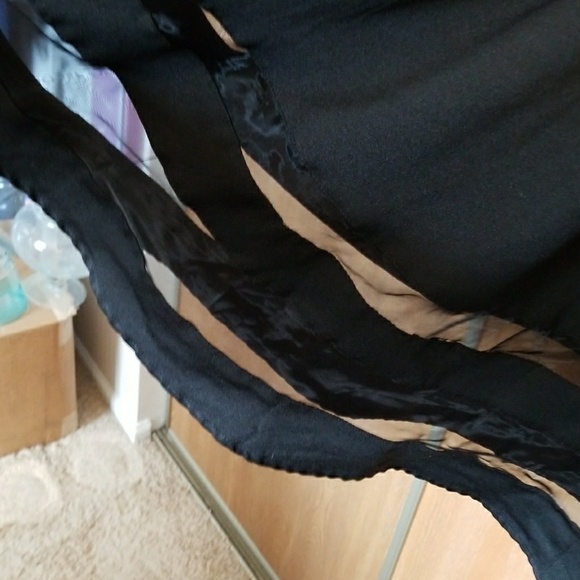 Torrid Black Mesh Bottom Midi Skirt - Picture 3 of 3